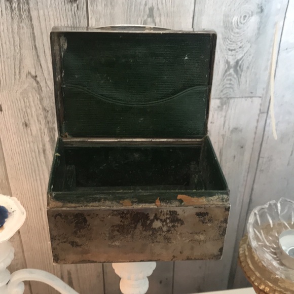 🌠 🌹Antique Sterling Silver Cigarette Box🌹 🌠 or Jewelry Box🌺💐Wedding Gift🌷 - Picture 3 of 16